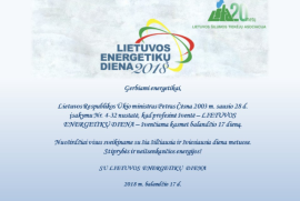 Paminėta Lietuvos energetikų dienos šventė